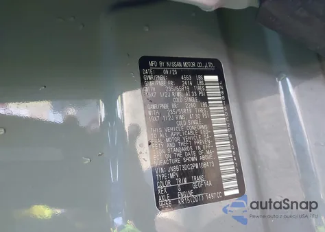 2023 Nissan Rogue Platinum Fwd z USA, uszkodzony, nr VIN JN8BT3DC2PW108413